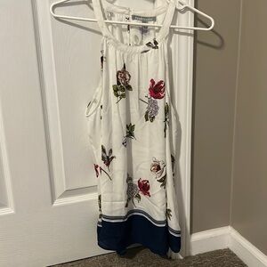 NWOT Floral Halter Tank